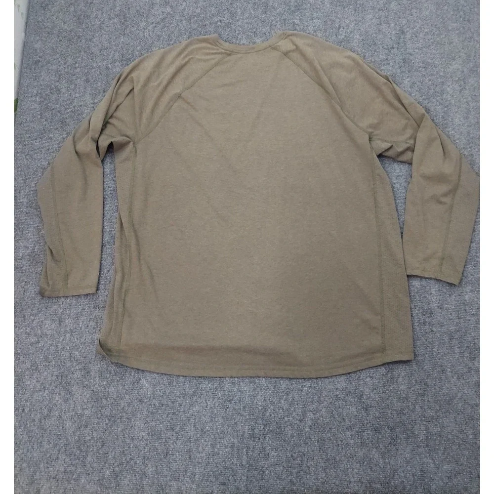 Lot of 2 Carhartt Shirt Mens 2XL Red Brown Long Sleeve Force Loose Relaxed READ